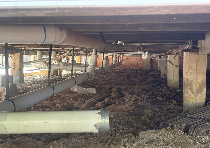 New plumbing pipework installed by Koz Plumbing